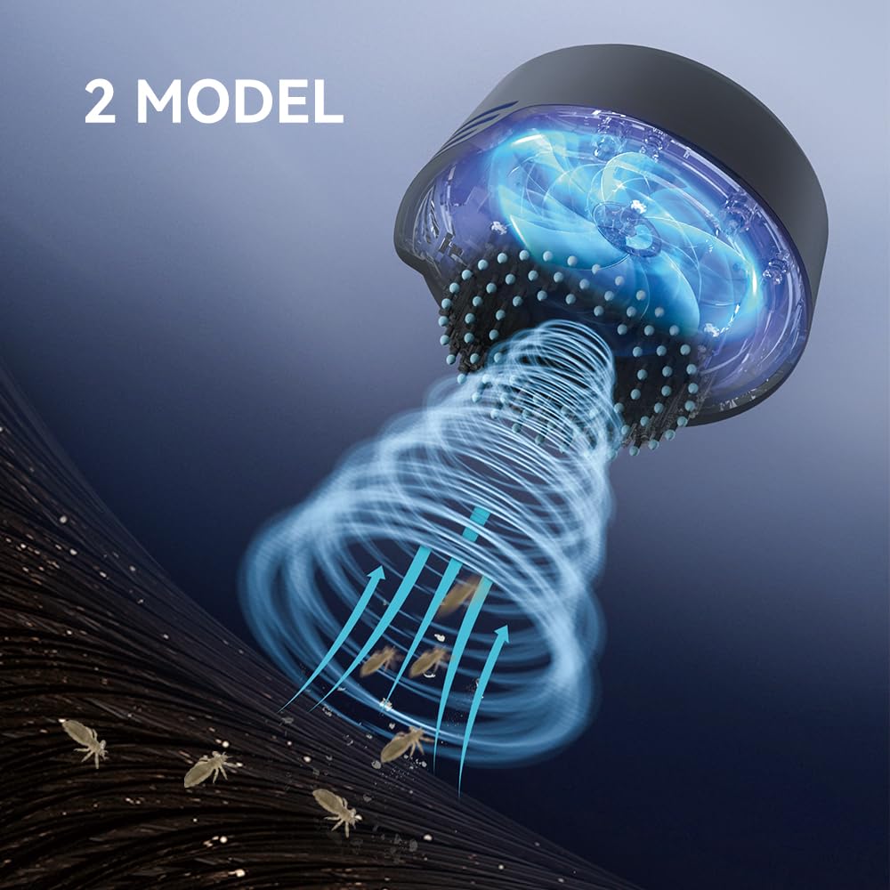 GroomEase™ Dandruff and Lice Vacuum Comb