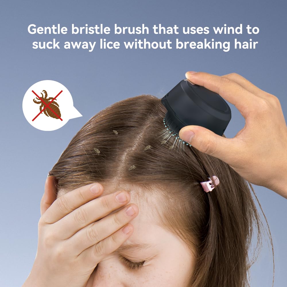 GroomEase™ Dandruff and Lice Vacuum Comb