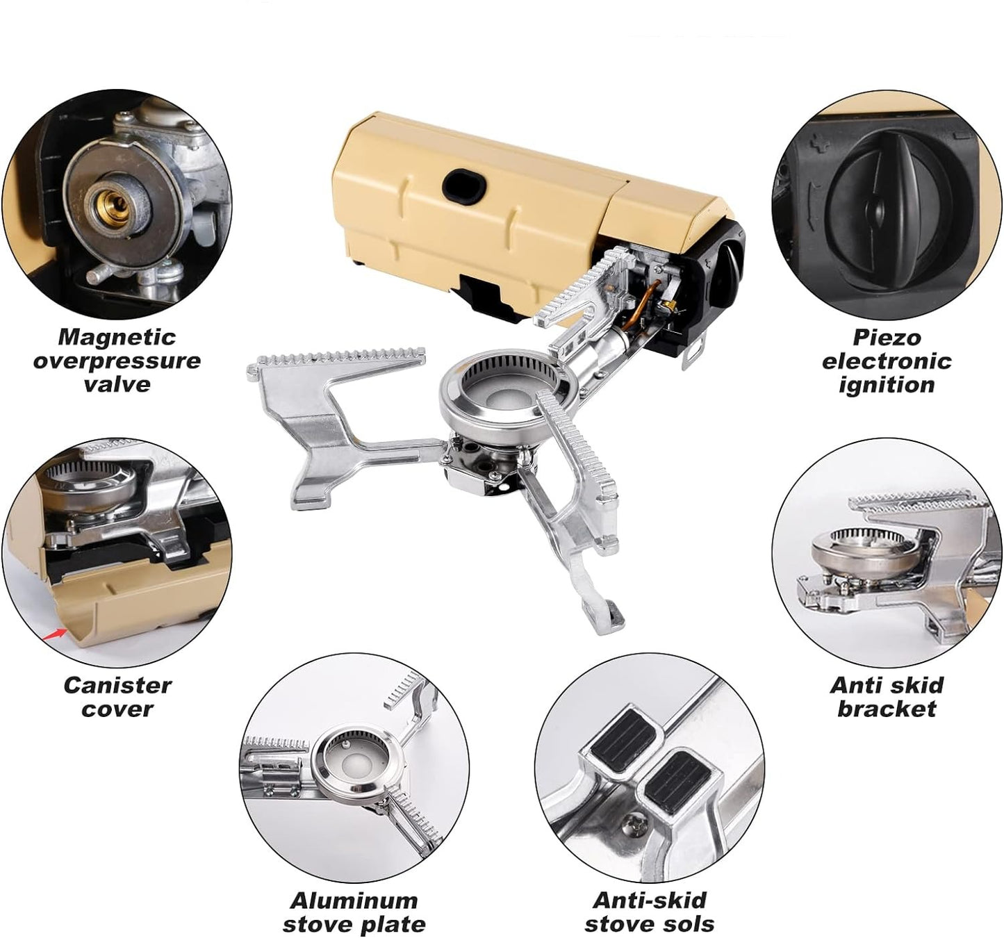 CampEase™ Portable Butane Camping Stove