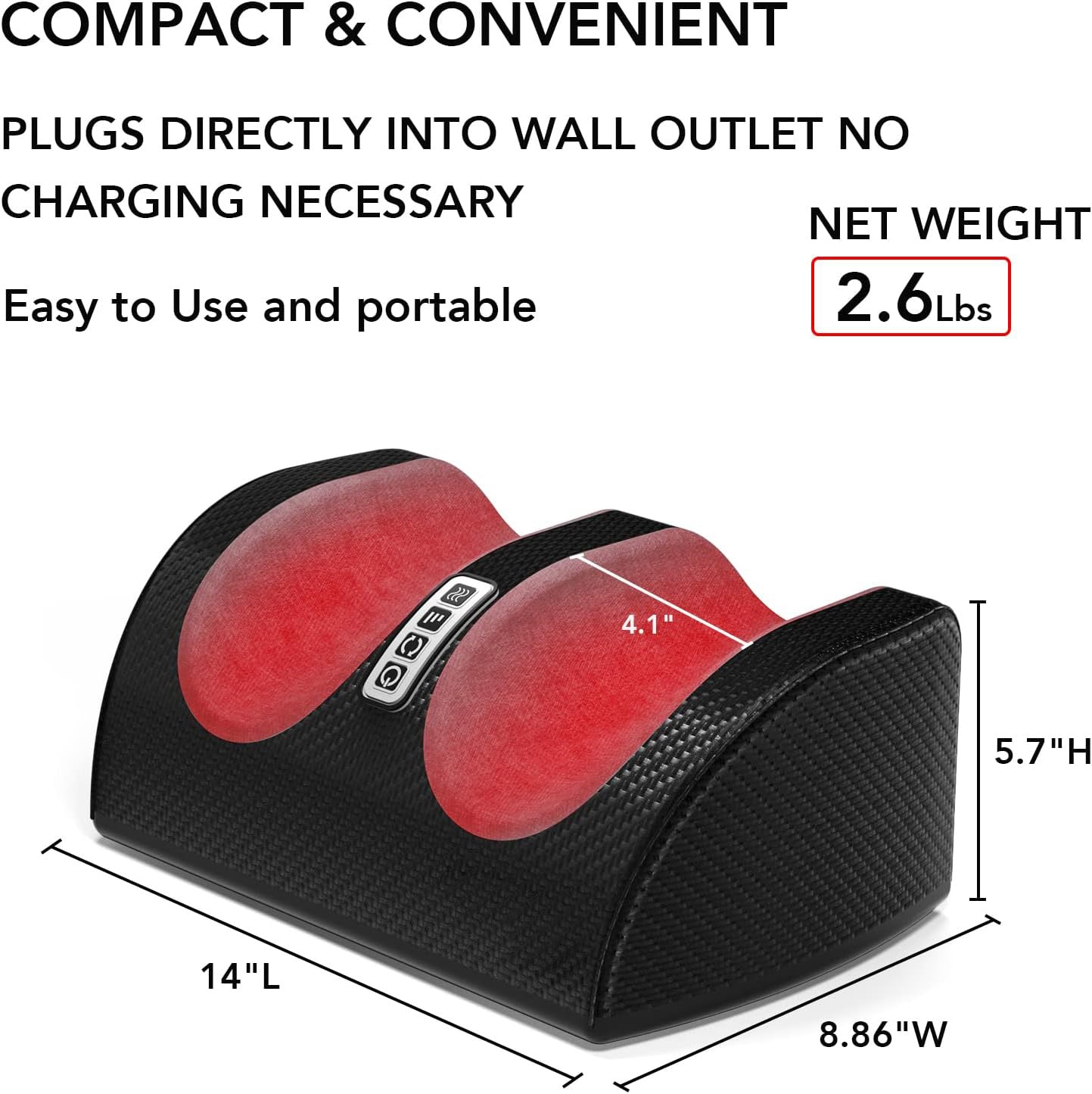 SootheSoul™ Heated Shiatsu Foot Massager