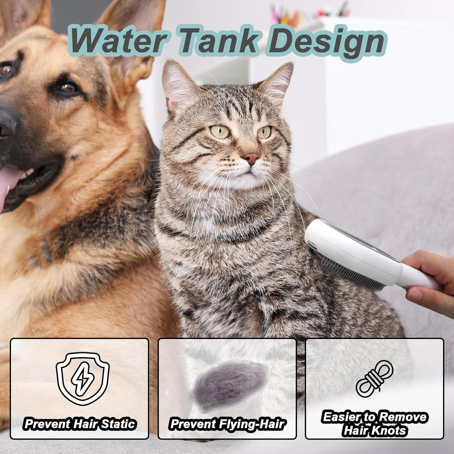 PurrSoothe™ Wet Cat Grooming Brush