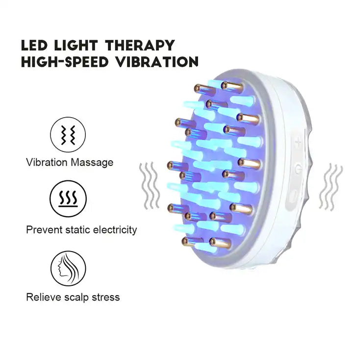 RadiantScalp™ Vibrating Scalp Massager with Light Therapy