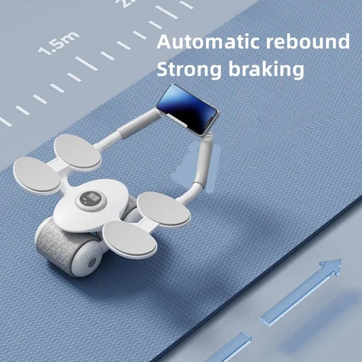 FlexRoll™ Adjustable Ab Roller with Elbow Rests