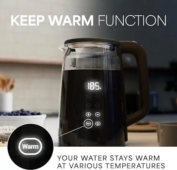Electric kettle full glass design