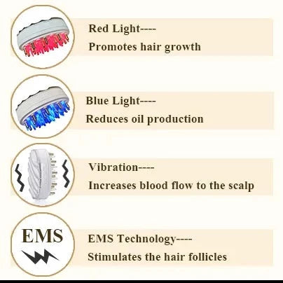 RadiantScalp™ Vibrating Scalp Massager with Light Therapy