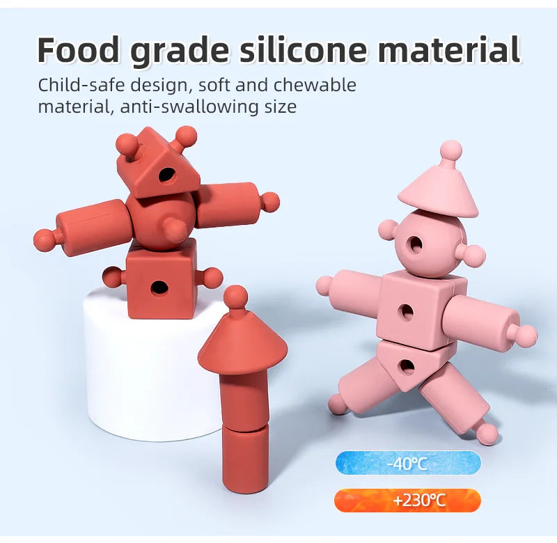 ShapePlay™ Silicone Teething Toy Set