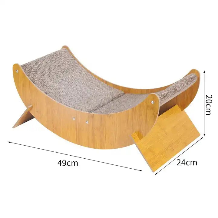 FlexiPaws™ 4-in-1 Curved Cat Platform
