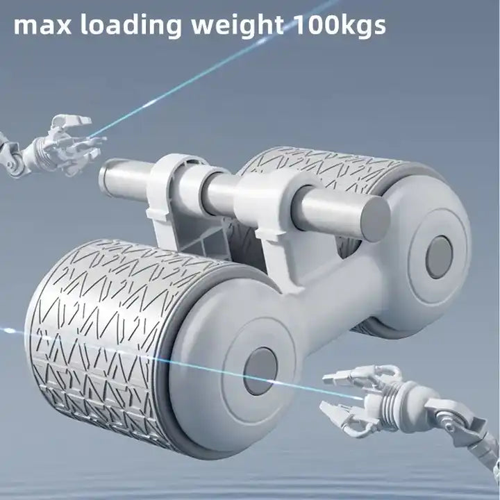 FlexRoll™ Adjustable Ab Roller with Elbow Rests