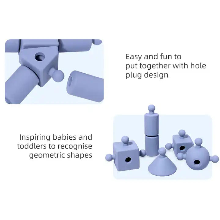 ShapePlay™ Silicone Teething Toy Set