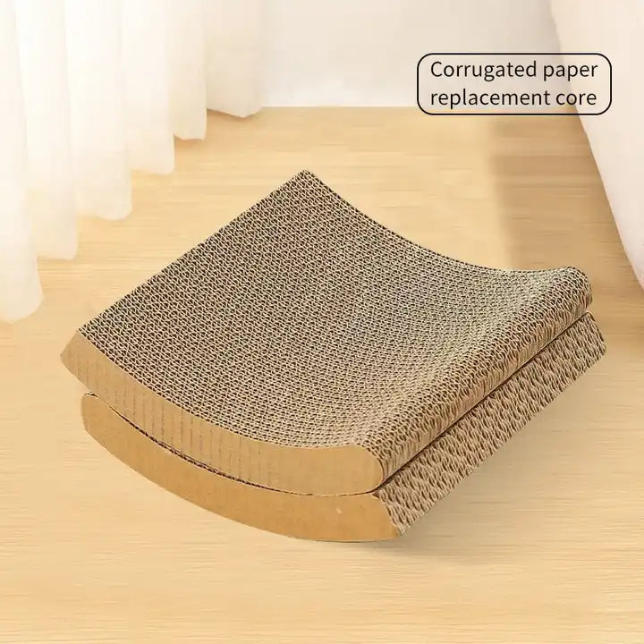 FlexiPaws™ 4-in-1 Curved Cat Platform