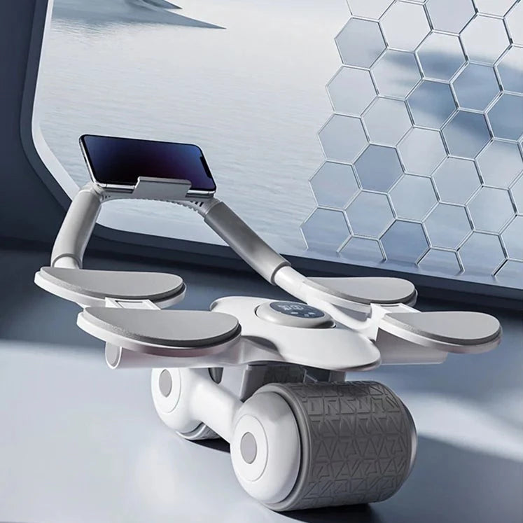 FlexRoll™ Adjustable Ab Roller with Elbow Rests