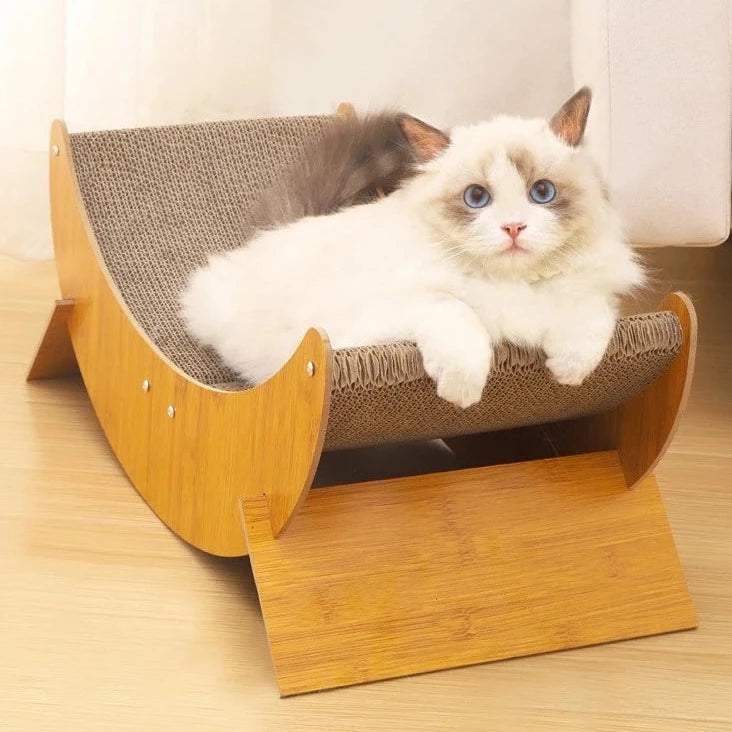 FlexiPaws™ 4-in-1 Curved Cat Platform
