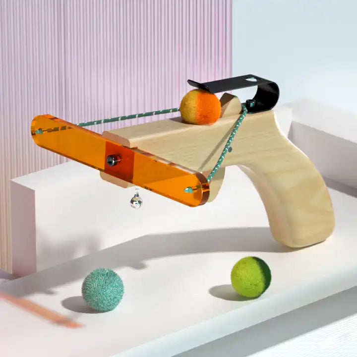 Feline FunLauncher™ Wood Cat Toy