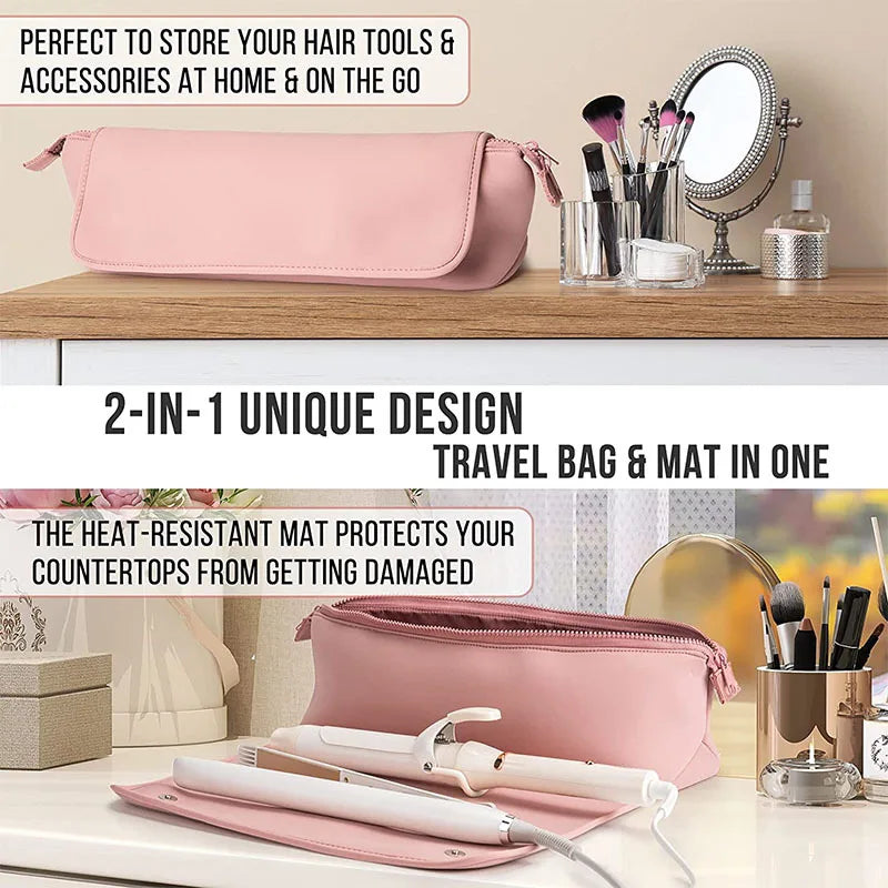 CurlGuard™ Hair Curling Iron Travel Bag