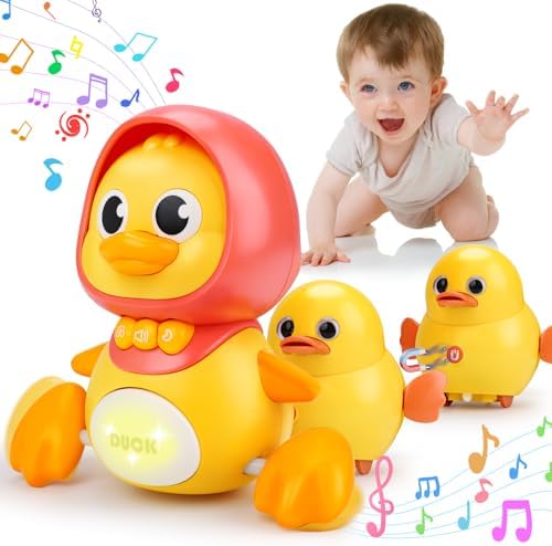 QuackFamily™ Musical Crawling Duck Toy Set