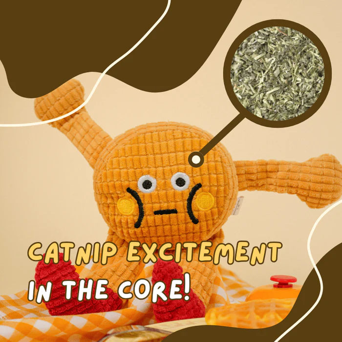 CrinkleChomp™ Catnip Dental Plush Toy