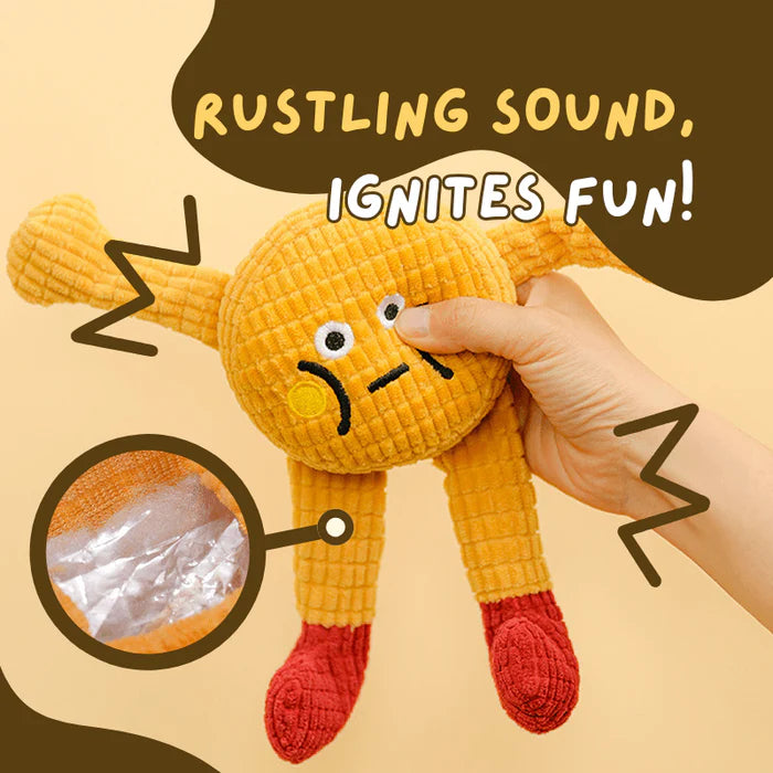 CrinkleChomp™ Catnip Dental Plush Toy