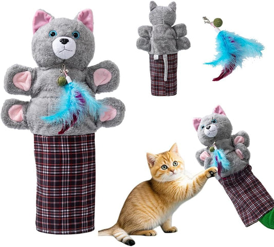 PurrPuppet™ Interactive Cat Wrestling Puppet