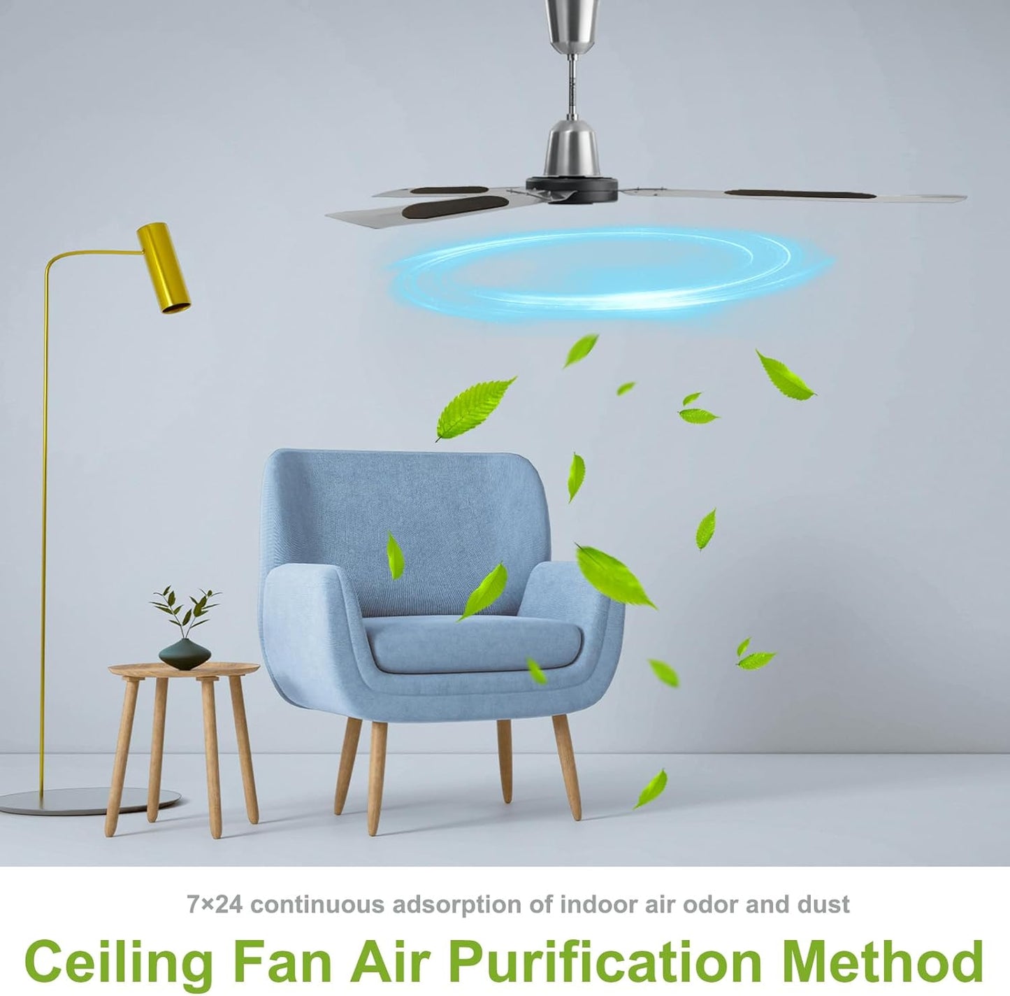 PureSpin™ Coconut Activated Charcoal Ceiling Fan Filter