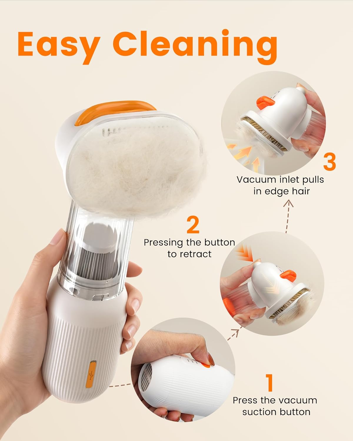 FurVac™ - Cordless Vacuum Dog Deshedding Brush