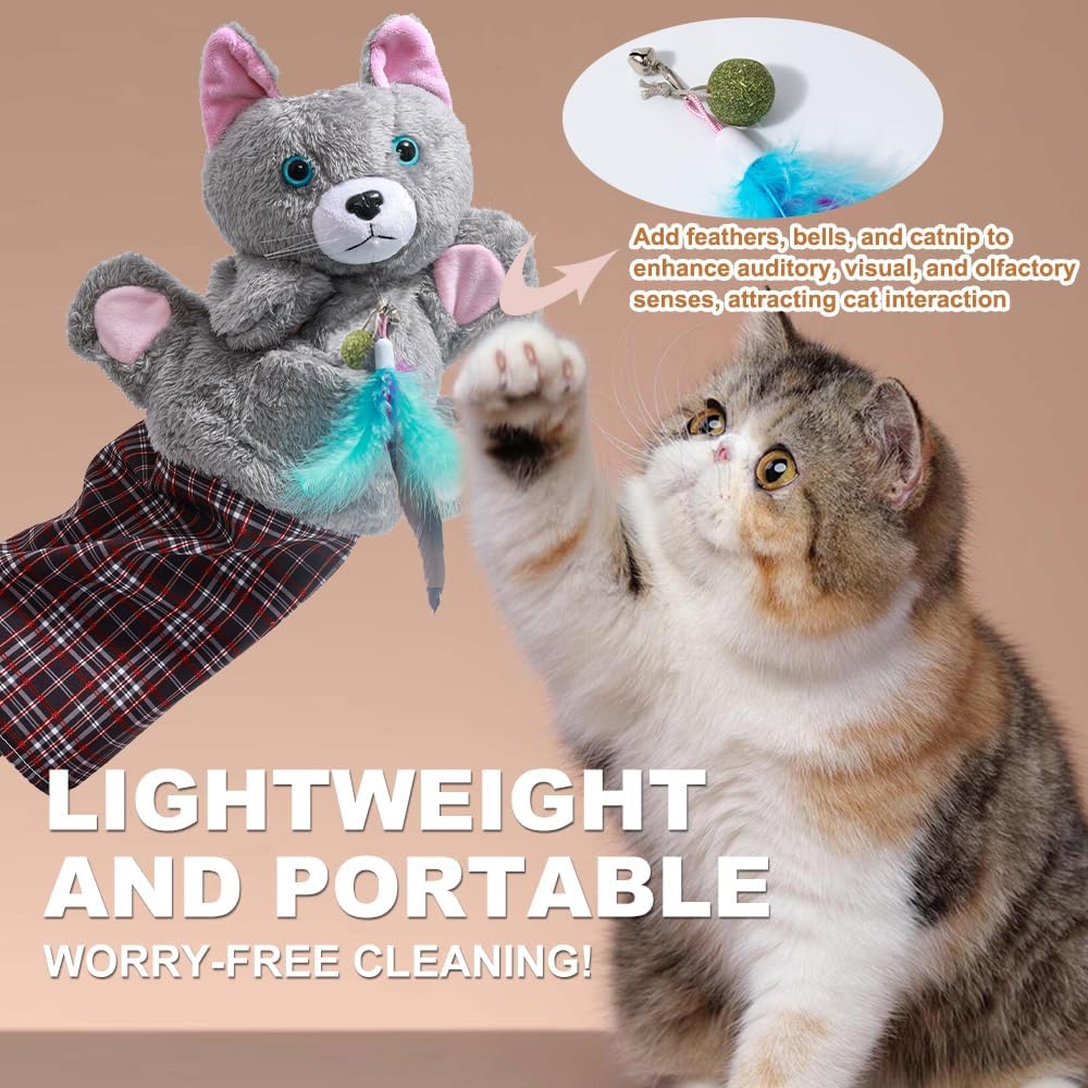 PurrPuppet™ Interactive Cat Wrestling Puppet