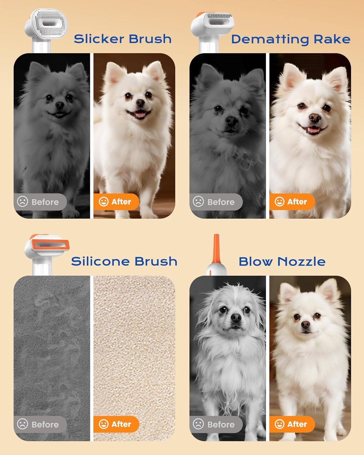 FurVac™ - Cordless Vacuum Dog Deshedding Brush