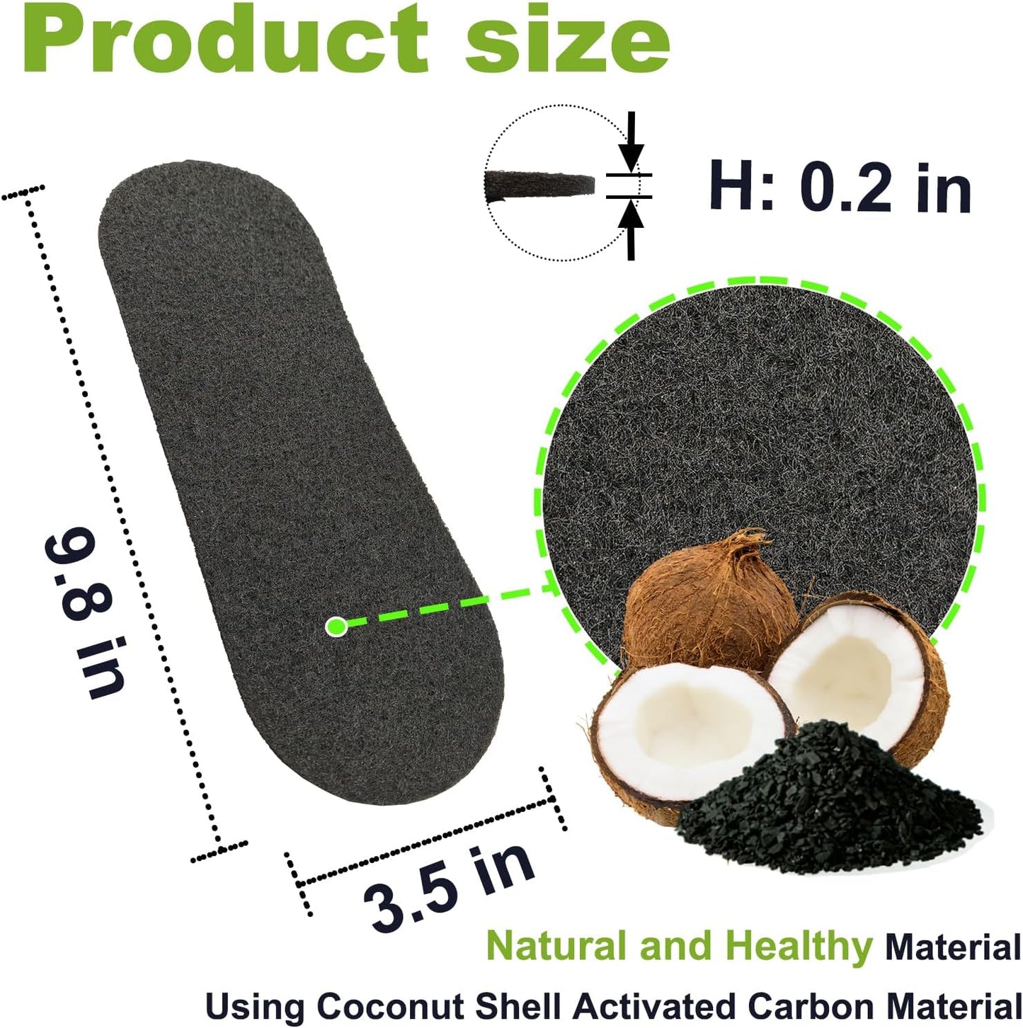 PureSpin™ Coconut Activated Charcoal Ceiling Fan Filter