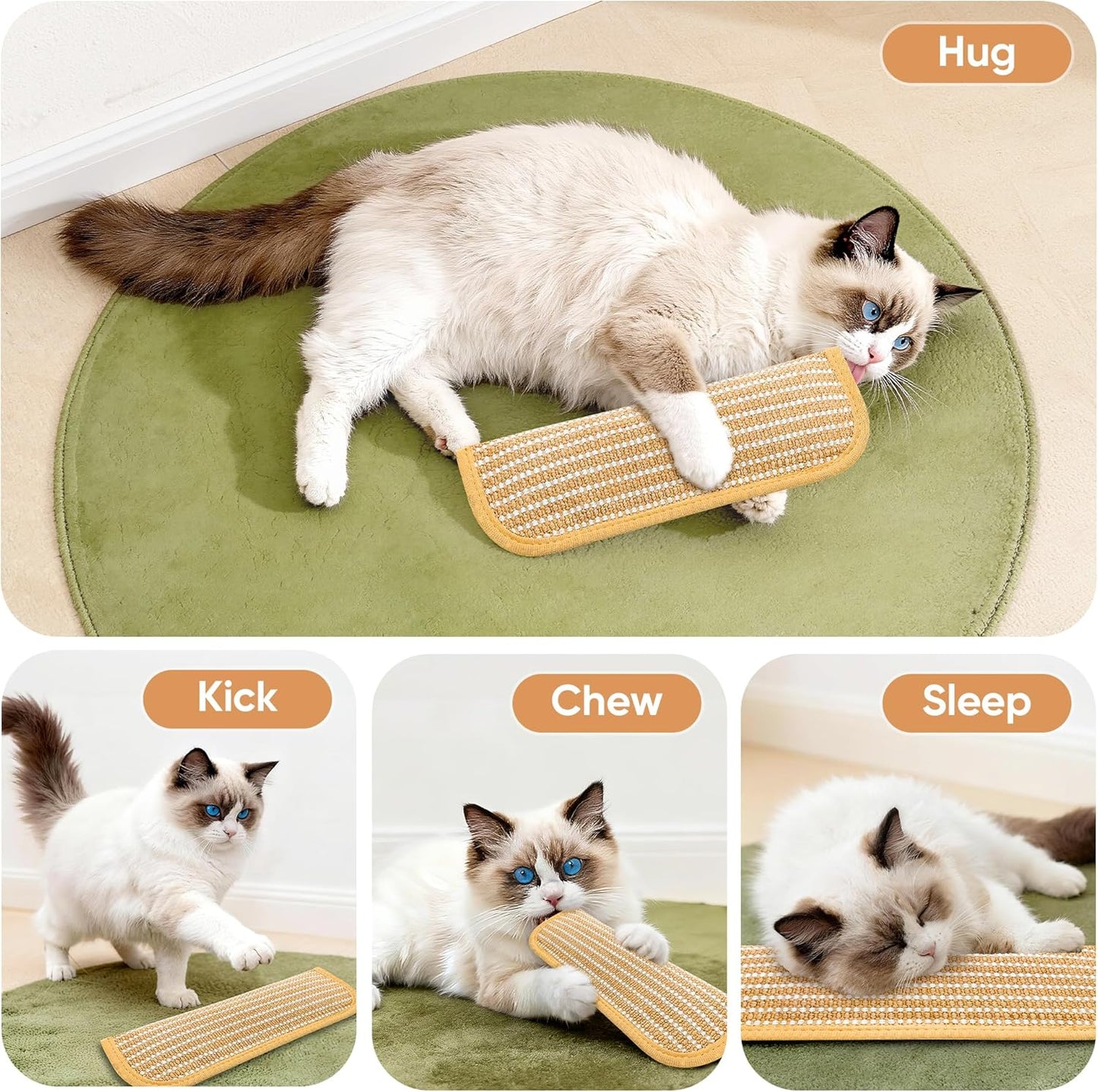 WhiskerWrestle™ Organic Catnip Chew Toy