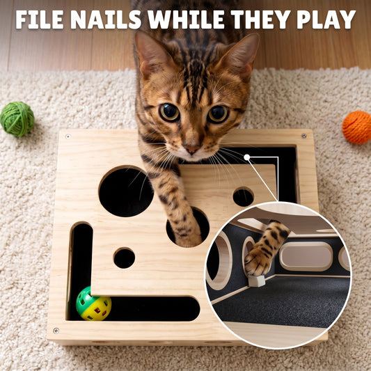 PawSleuth™ Auto Nail File Puzzle Box