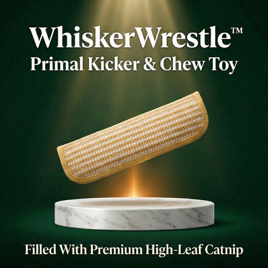 WhiskerWrestle™ Primal Kicker & Chew Toy (4-Pack)